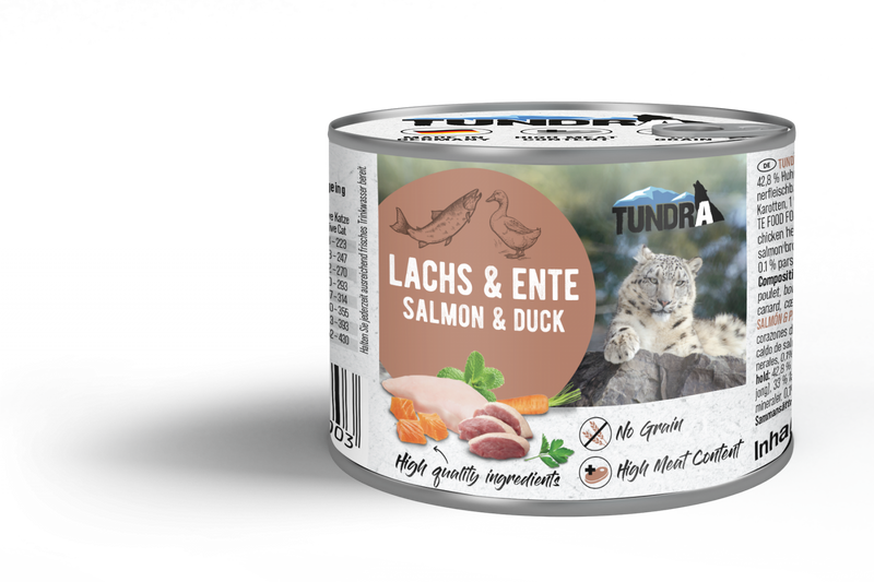 Hrana umeda pisici TUNDRA Somon Pui, 200g, Adult, Taurina, Fara aditivi image 0