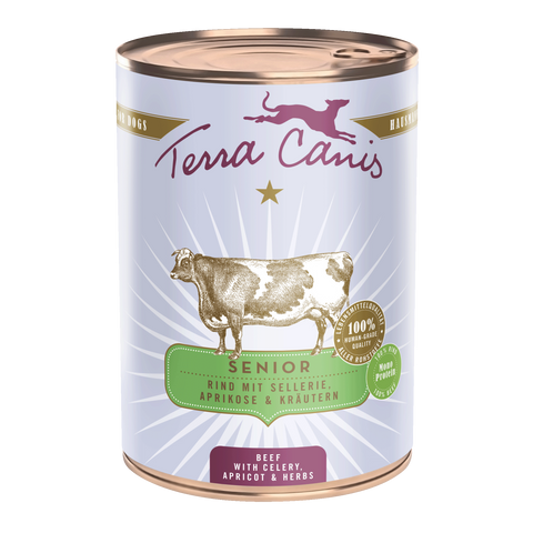 Hrana umeda caini Terra Canis 140068, Senior, carne vita 45%, usor digerabila image 0