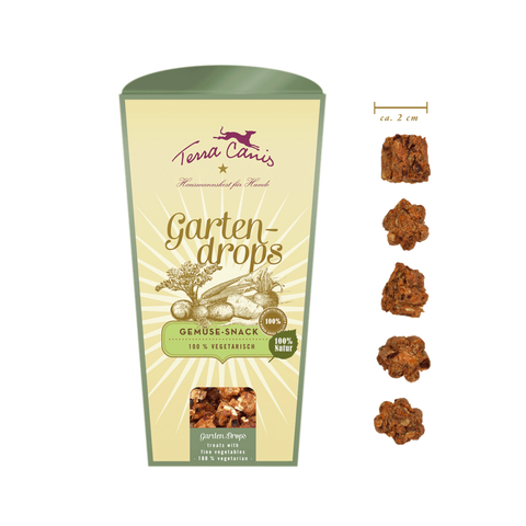 Recompense Caini Terra Canis Gartendrops, morcov, telina, 6.7% proteine, fara gluten, 250g image 0