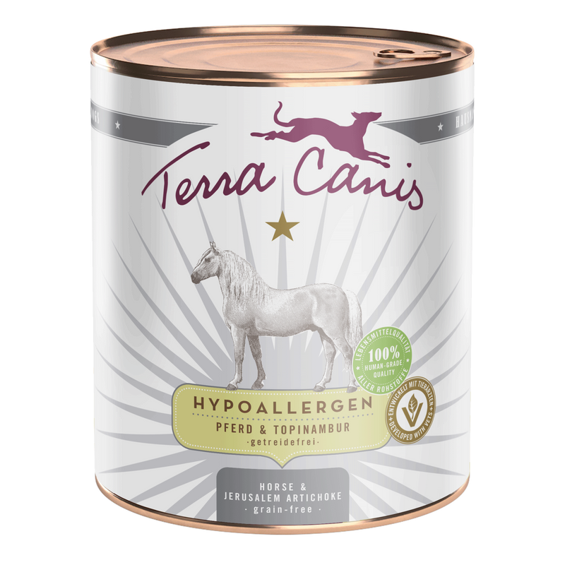 Hrana umeda caini Terra Canis 180043, cal si anghinare, hipoalergenica, 800g image 0