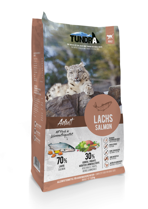 Hrana uscata pisici TUNDRA Cat Salmon 96693, 70% peste, 40% proteina, 3.8kg image 0