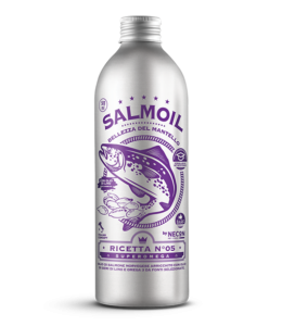 Ulei de somon Salmoil Reteta No. 5, 500 ml, blana sanatoasa, piele, Omega 3, caini pisici image 0