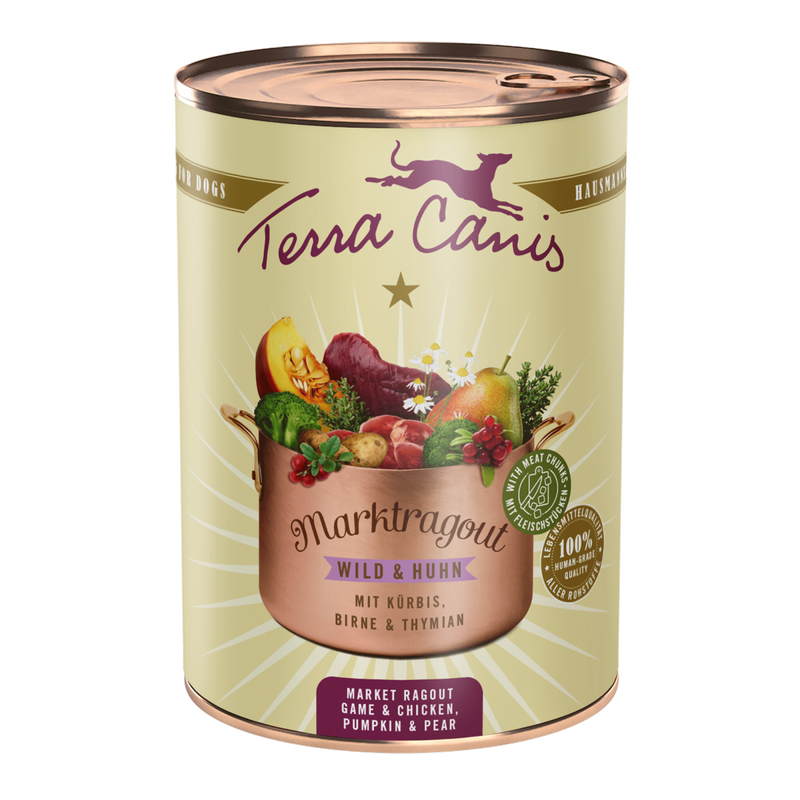 Hrana umeda caini Terra Canis 140212, vanat si pui, 385g, ingrediente naturale, usor digerabila image 0