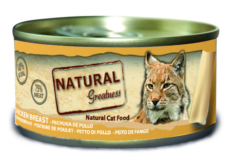 Hrana umeda pisici Natural Greatness NGC070001, 75% piept de pui, fara conservanti, 70g image 0