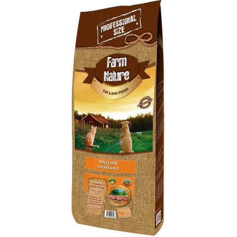 Hrana Uscata Caini Farm Nature C724, pui orez, 18kg, 30% proteine, 38% carne image 0