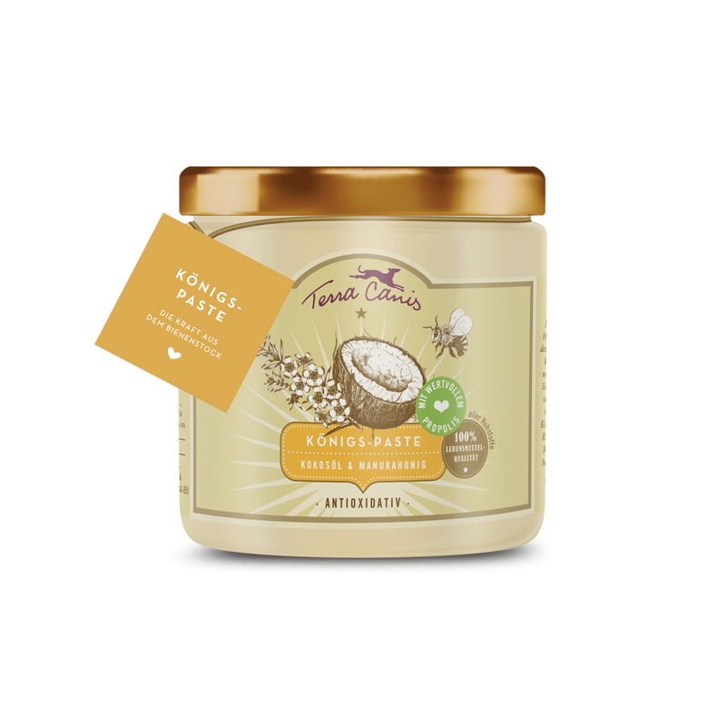Pasta antioxidanta caini Terra Canis Royal Paste 250ml, ulei cocos, miere Manuka, imunitate image 0