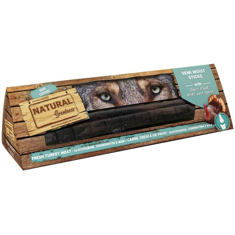 Recompense caini Natural Greatness 36143, sticks-uri, curcan, hipoalergenic, 150g image 0