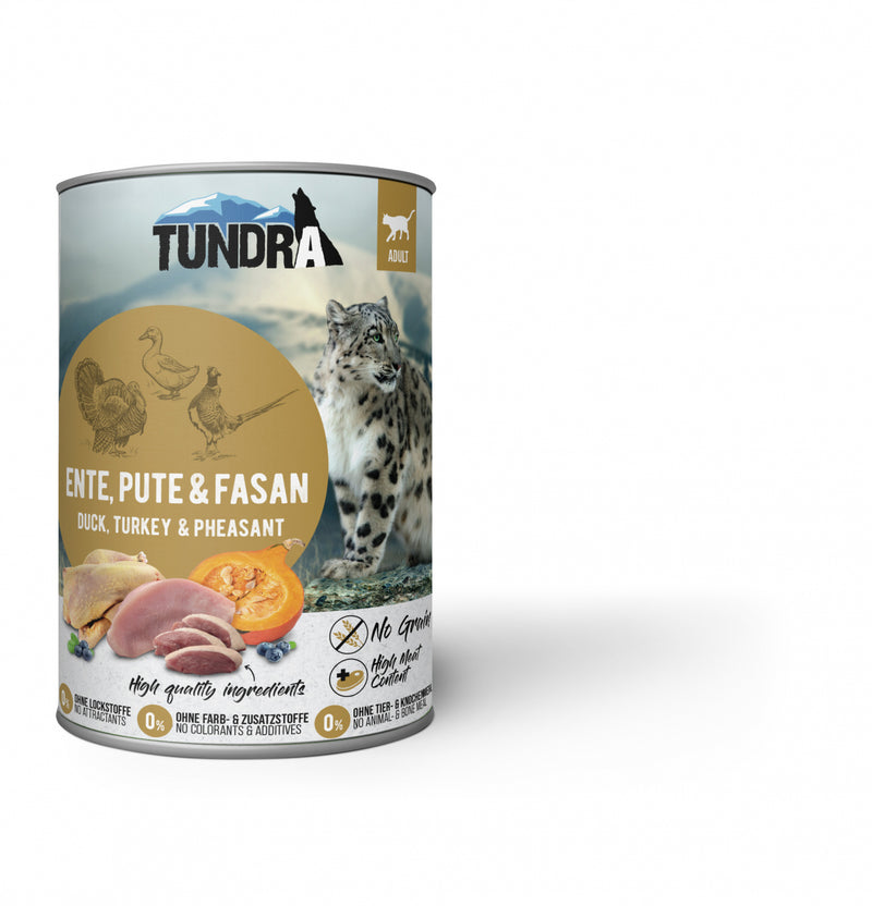 Hrana umeda pisici TUNDRA Cat Duck Turkey Pheasant, 400g, Adult, Curcan, Rata, Fazan image 0