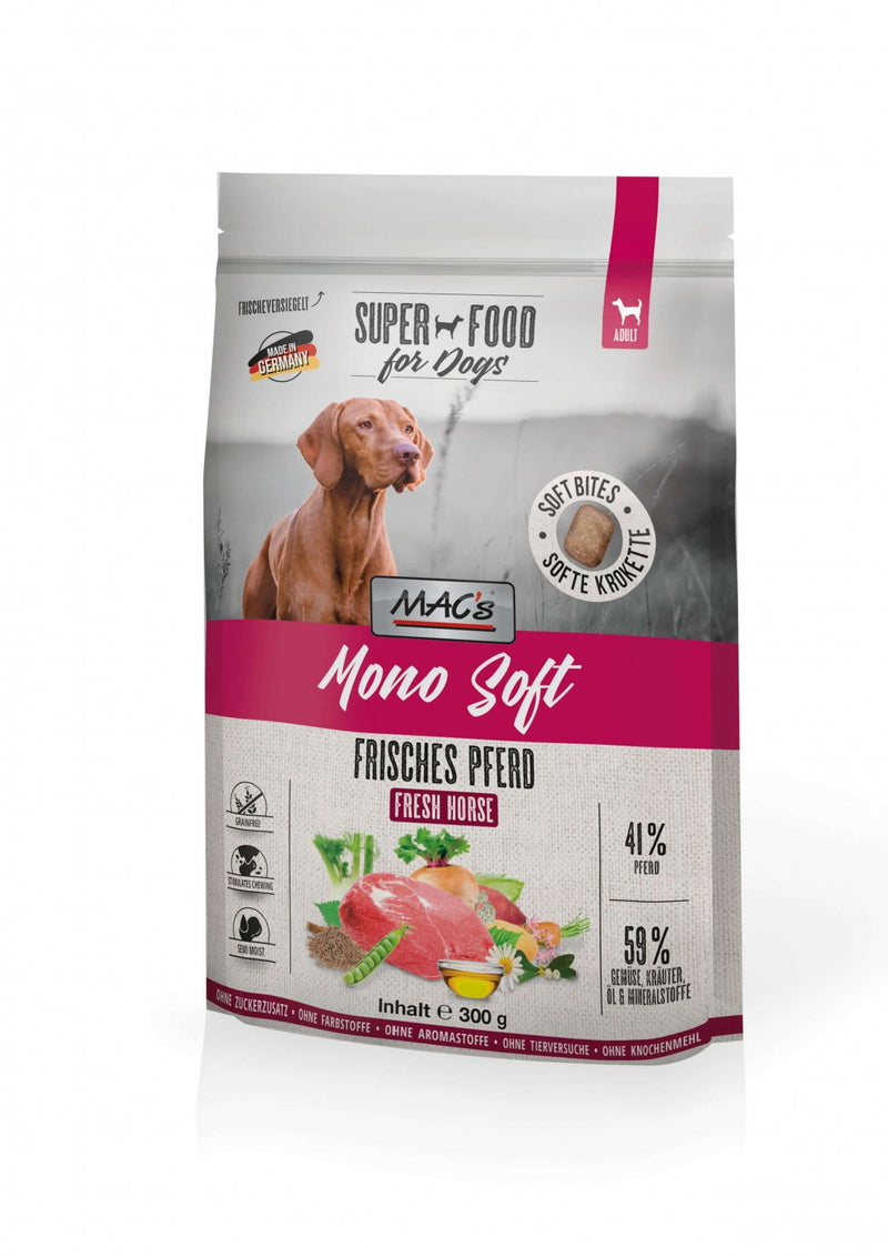Hrana uscata caini MACs Dog Mono Soft Fresh 90257, 41% carne cal, 22% proteine, 300g image 0