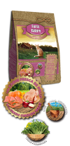 Hrana pisici Farm Nature 2.5 kg, pui curcan somon, dovleac mar, proteine 32%