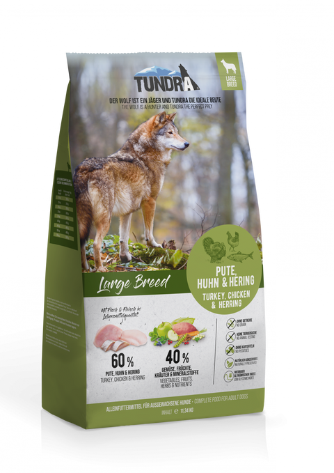Hrana caini TUNDRA Large Breed Curcan, 11.34kg, fara cereale, 31% proteine, 17% grasimi image 0