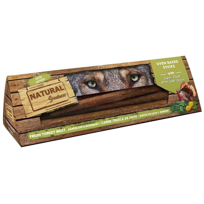 Recompense Caini Natural Greatness, hipoalergenice, curcan, papadie, rozmarin, 150g image 0