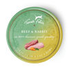 Hrana umeda pisici Terra Felis, carne iepure 35%, carne vita 31%, ficat 10%, morcov 4%, 80g