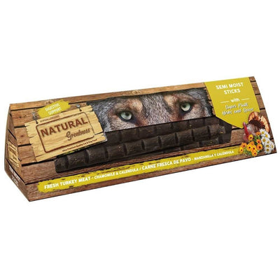 Recompense caini Natural Greatness 36412, sticks semi-moi, carne curcan 60%, hipoalergenice, fara cereale