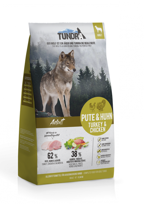 Hrana uscata caini TUNDRA Curcan 11.34kg, 32.5% proteine, 17% grasimi, adulti image 0