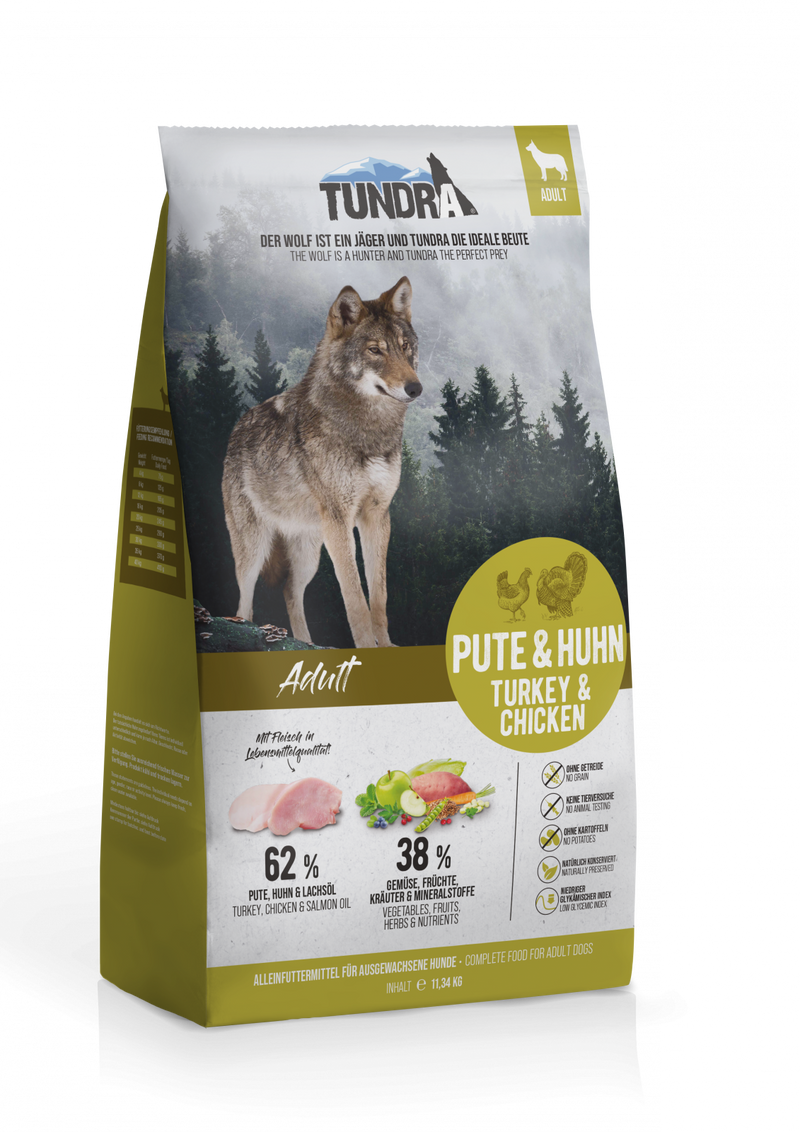 Hrana uscata caini TUNDRA Curcan 11.34kg, 32.5% proteine, 17% grasimi, adulti image 0