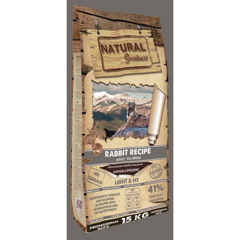 Hrana caini Natural Greatness Iepure ASK79LR15, 15kg, Hipoalergenica, Fara cereale, Articulatii sanatoase image 0