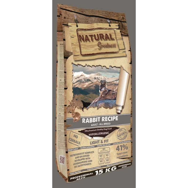 Hrana caini Natural Greatness Iepure ASK79LR15, 15kg, Hipoalergenica, Fara cereale, Articulatii sanatoase image 0