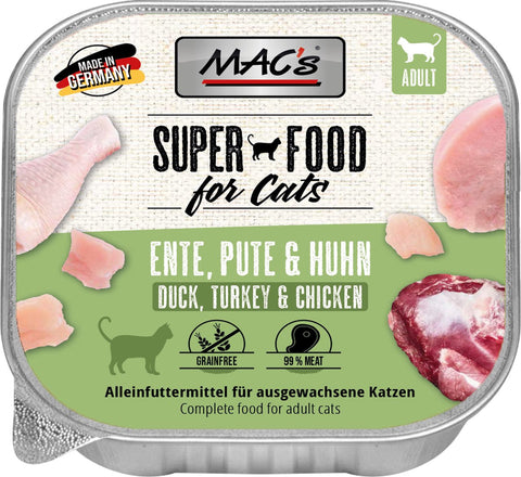 Hrana umeda pisici MAC's 506, pui, curcan, rata, 100g, cu taurina image 0