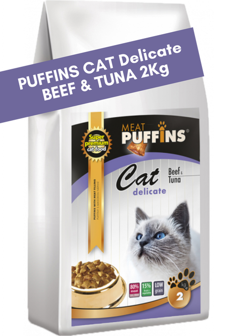 Hrana uscata pisici PUFFINS Naturals CAT Vita Ton, 2kg, adulti, premium image 0