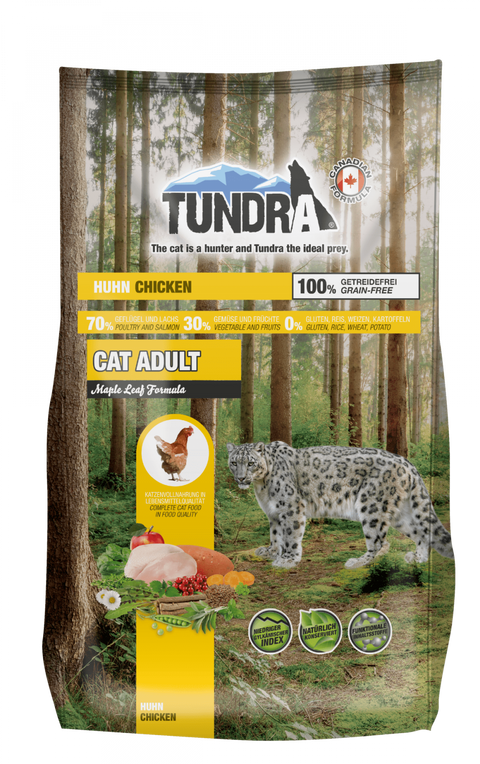 Hrana uscata pisici TUNDRA Cat Pui 272g, 40% proteina, 17% grasimi, cu merisor spanac image 0