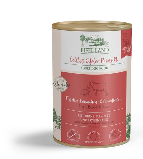 Hrana umeda caini EIFEL LAND C841, miel si iepure, 800g, ingrediente regionale image 0