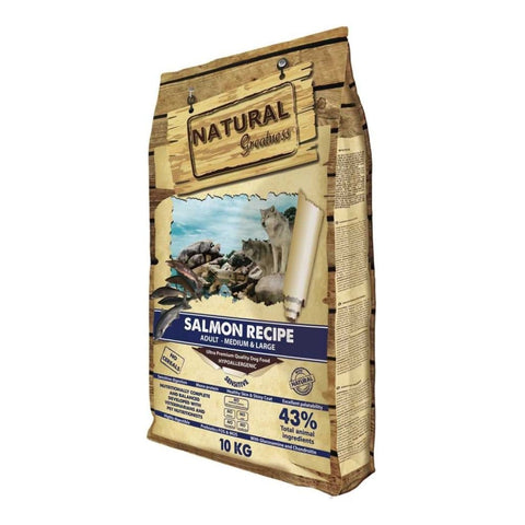 Hrana caini Natural Greatness Somon C281, 10kg, 28% proteine, Omega 3, Omega 6 image 0