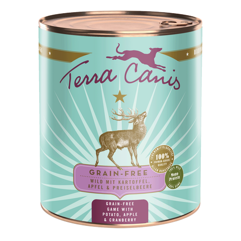 Hrana umeda caini Terra Canis Game 800g, carne caprioara, fara cereale, 55% proteine image 0