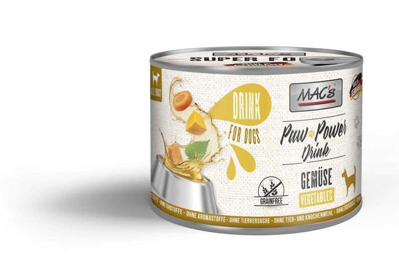 Supa caini MAC's Paw Power Drink 90697, legume, cartofi dulci, 200g, usor digerabil image 0