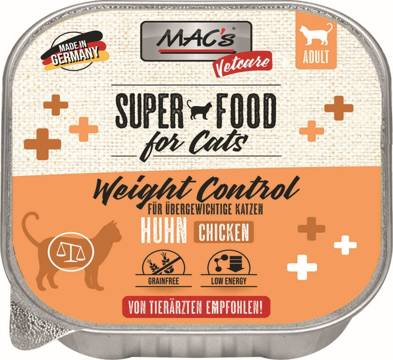 Hrana umeda pisici MAC's pui 63%, control greutate, 10.3% proteine, 2.7% grasimi, 100g image 0