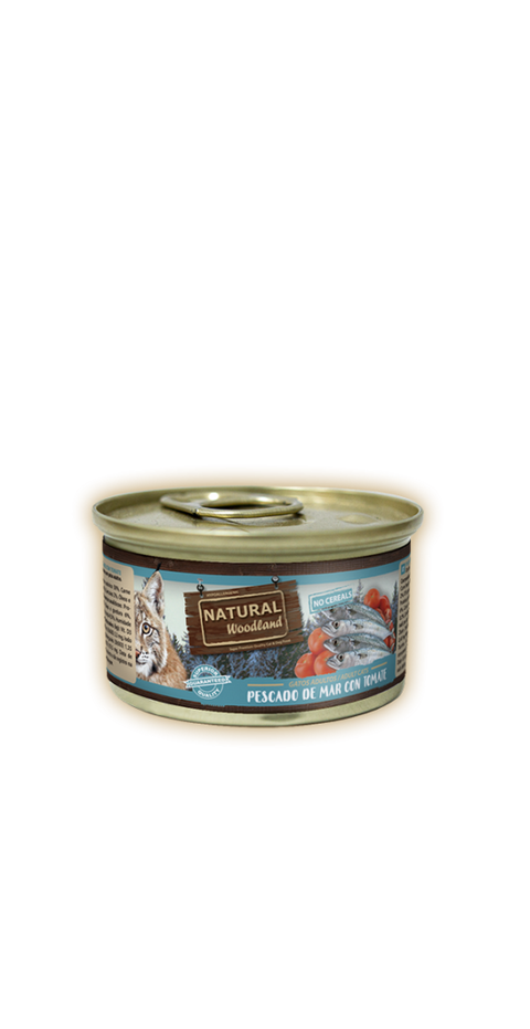 Hrana umeda pisici Natural Woodland C566, 50% peste albastru, 10% curcan, 85g, naturala image 0