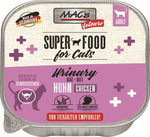 Hrana pisici dieta MAC's Urinary Chicken, 100g, 69% carne pui, 80% hidratare, dizolva struvite