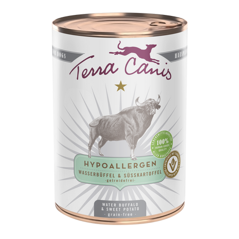 Hrana umeda caini Terra Canis 140041, 400g, hipoalergenica, bivol de apa 60%, cartof dulce image 0