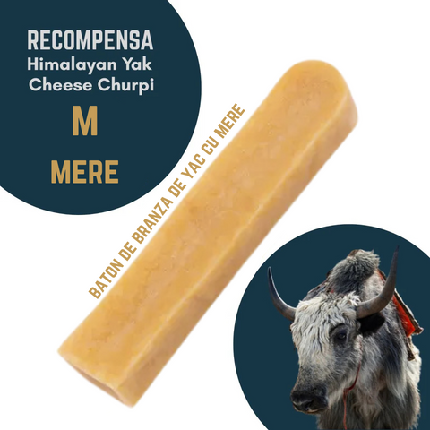Recompensa caini Petmex Churpi M, branza de Yak Himalaya, mere, 50-80g, naturala image 0