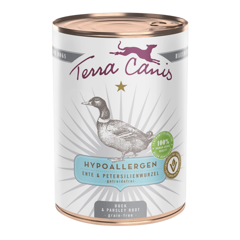 Hrana umeda caini Terra Canis Rata 400g, hypoallergenic, 60% carne, 36% legume image 0