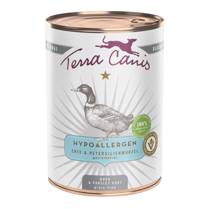 Hrana umeda caini Terra Canis Rata 400g, hypoallergenic, 60% carne, 36% legume image 0