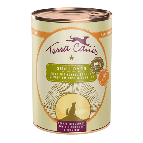 Hrana umeda caini Terra Canis 140005, inima vita 35%, plaman vita 11%, 400g, Naturala image 0