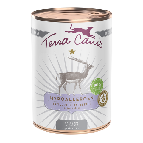 Hrana umeda caini Terra Canis Antilopa 140046, 400g, fara cereale, hipoalergenica image 0