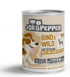 Hrana umeda caini Joe Pepper Vita Vanat Mazare, 400g, 74% carne vita, fara artificiale