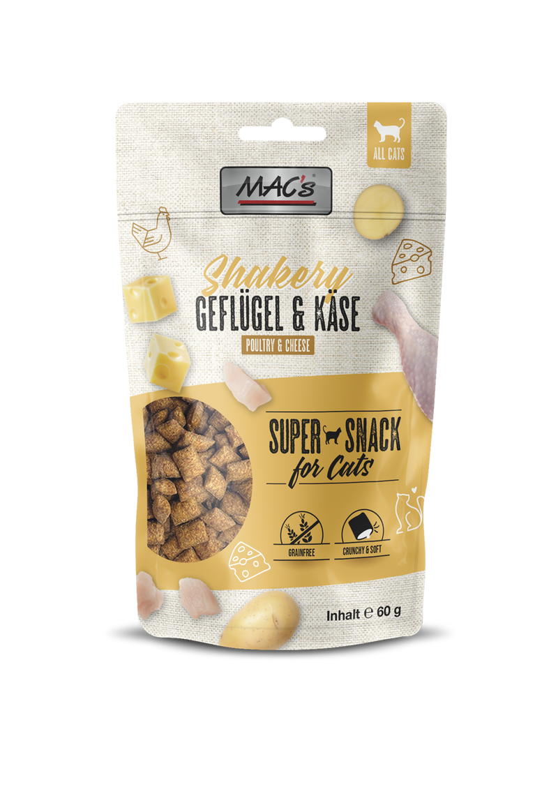 Recompense pisici MAC's Cat Shakery 36712, 48% carne pasare vita, 60g, fara cereale, cu taurina image 0
