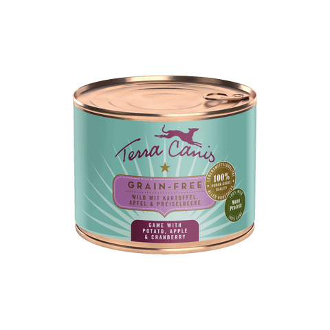 Hrana umeda caini Terra Canis, vanat 55%, fara gluten, 200g image 0