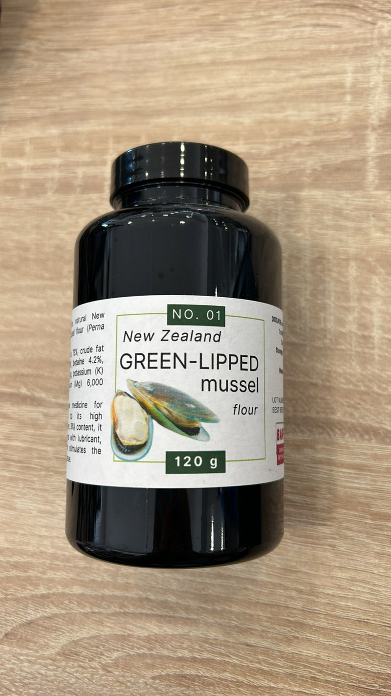 Pulbere supliment Quebeck midii verzi, 120g, articulatii, omega-3, pisici, caini image 0