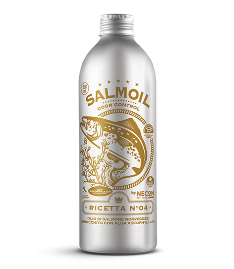 Ulei de somon NECONPETFOOD NECSR4050, 50ml, reduce mirosuri, 82% somon norvegian image 0
