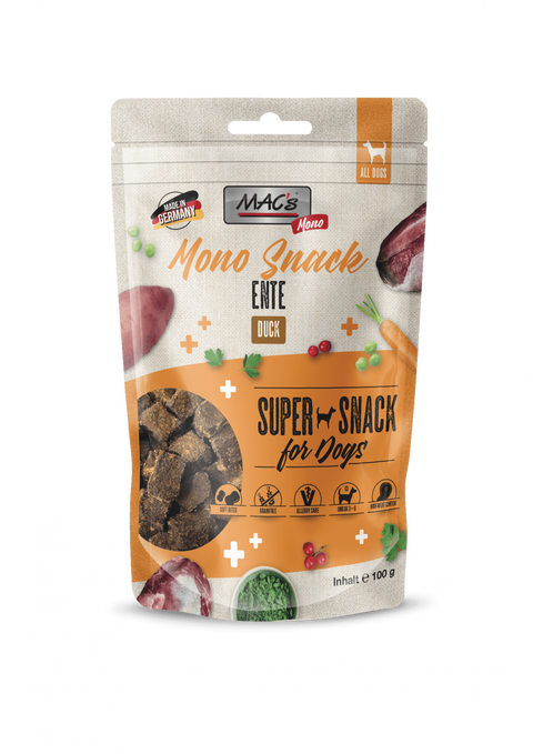 Snack-uri caini MAC's MONO 9616, 65% rata, dieta excludere, 100g, caini alergici image 0
