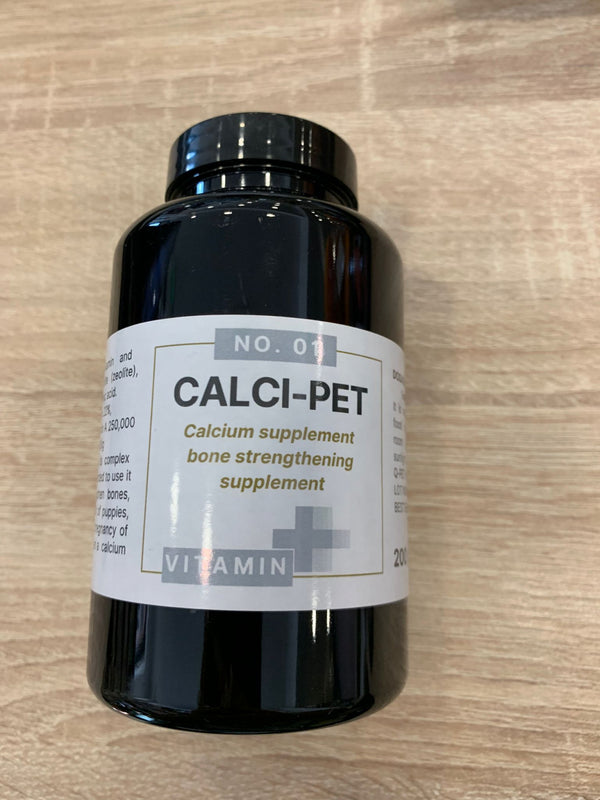 Furaj complementar caini Quebeck Calci-Pet, pulbere, 200g, calciu, pui, sarcina image 0