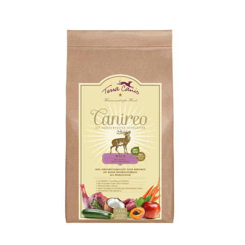 Hrana uscata caini Terra Canis, carne cerb 64%, 5 kg, adulti 1+, ingrediente naturale image 0