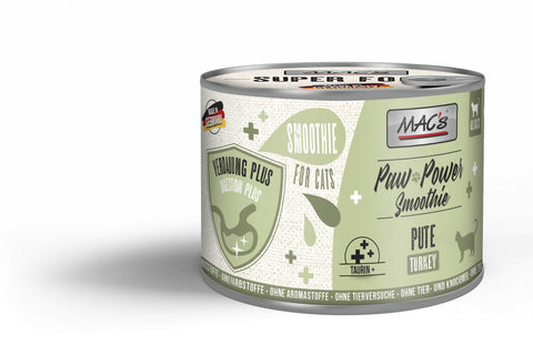 Hrana pisici smoothie MAC's 545, 68% suc carne, 23% curcan, prebiotice, 200g image 0