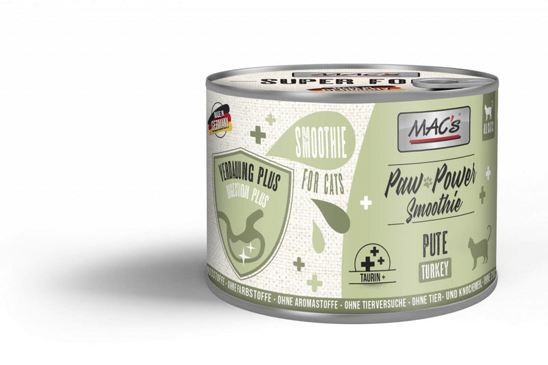 Hrana pisici smoothie MAC's 545, 68% suc carne, 23% curcan, prebiotice, 200g image 0