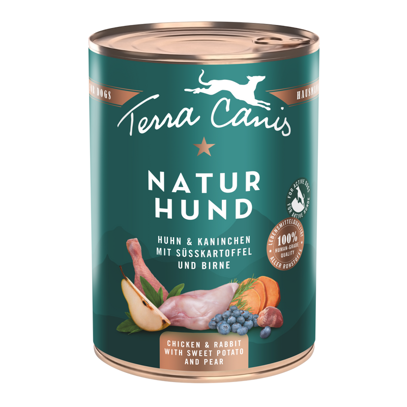Hrana umeda caini Terra Canis Naturhund 840014, pui iepure, 400g, naturale image 0