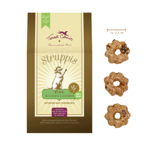 Hrana umeda caini Terra Canis Struppis Beef 375g, 25% carne vita, digestie usoara, toate rasele image 0
